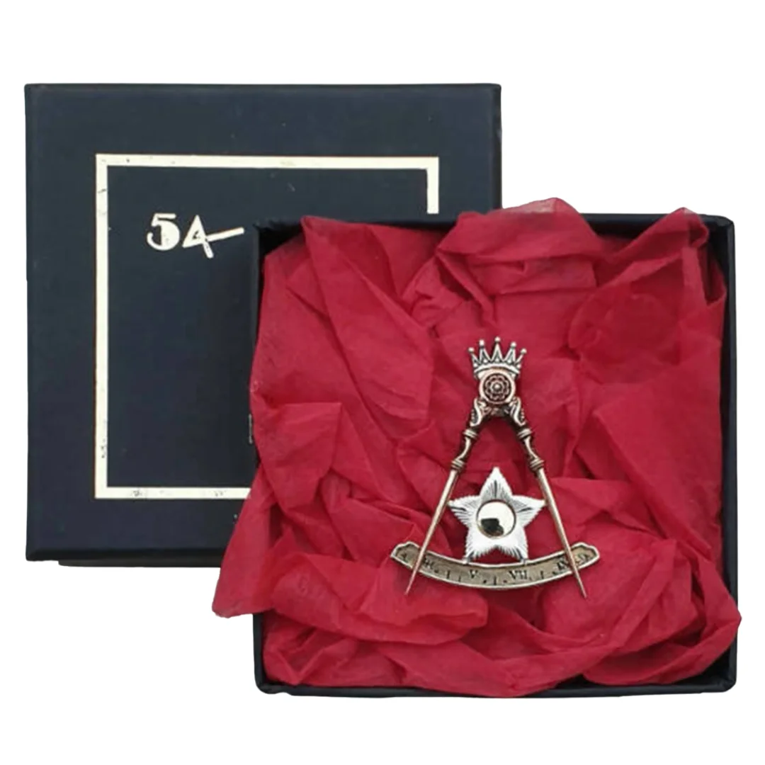 14TH DEGREE SCOTTISH RITE COLLAR JEWEL - SILVER METAL
