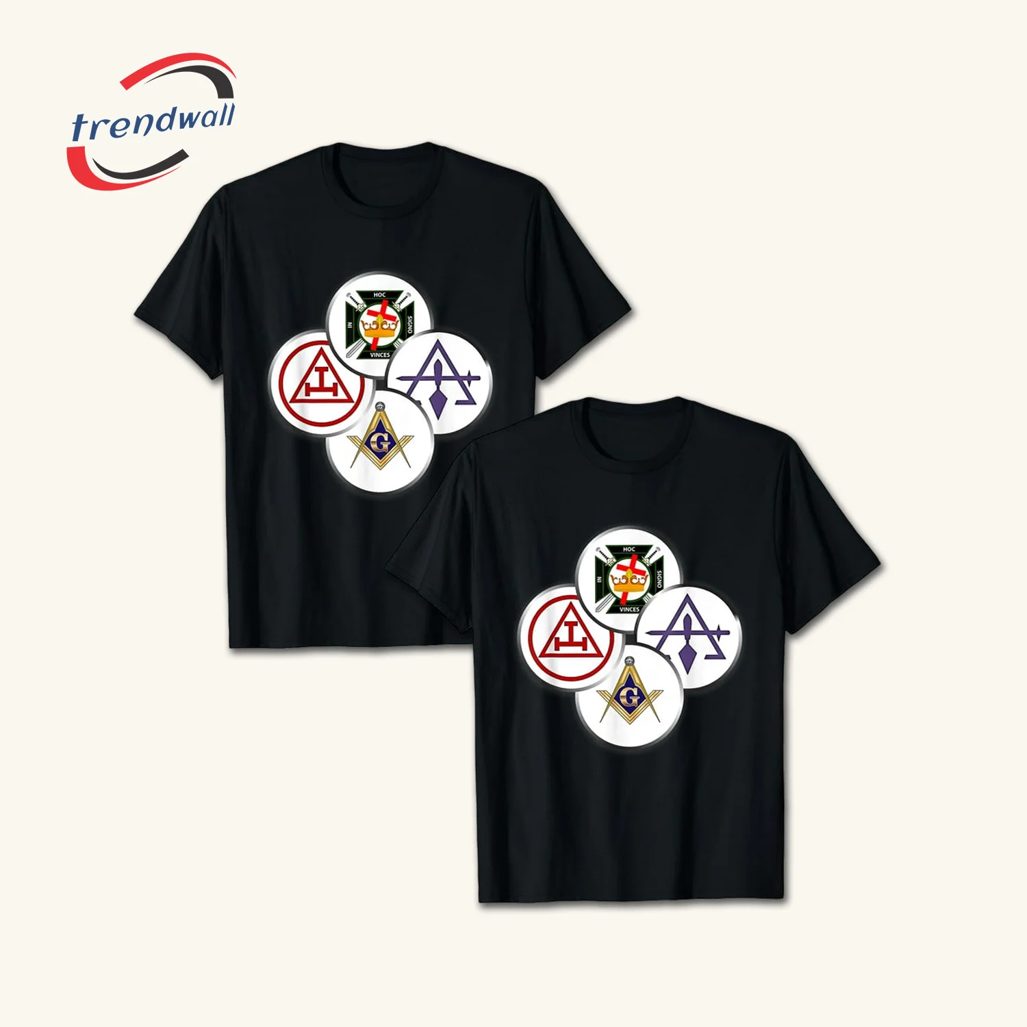 Masonic York Rite Mason Circles T-Shirt
