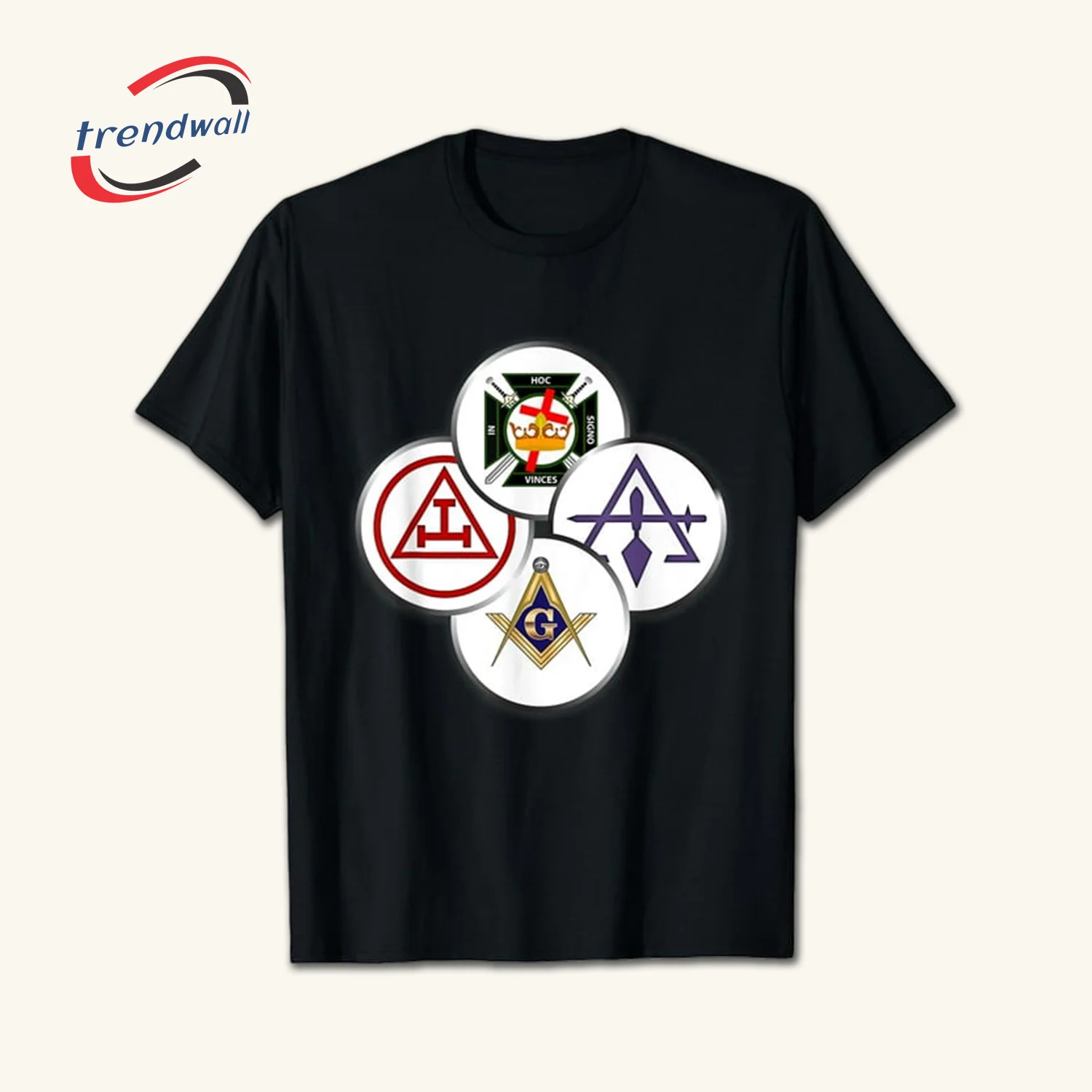 Masonic York Rite Mason Circles T-Shirt