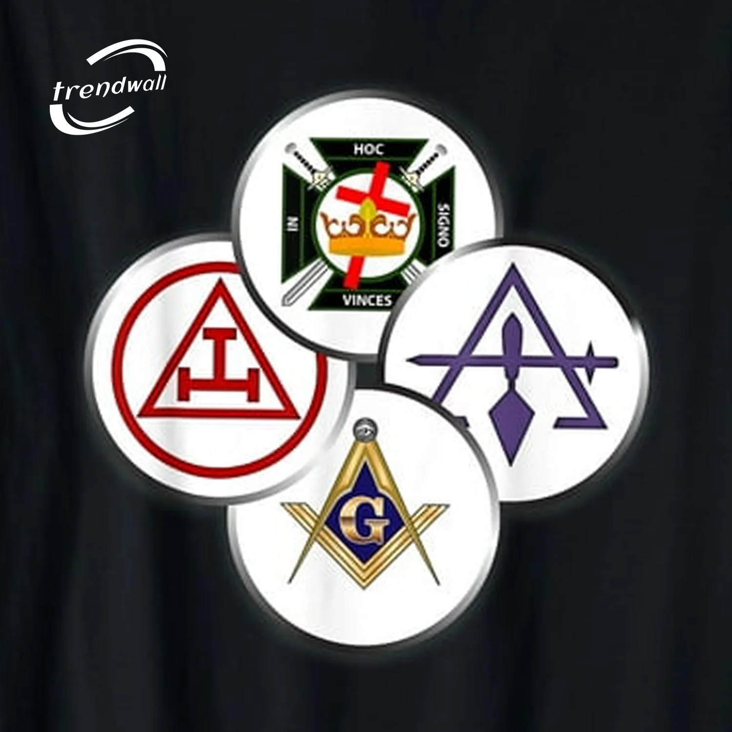 Masonic York Rite Mason Circles T-Shirt