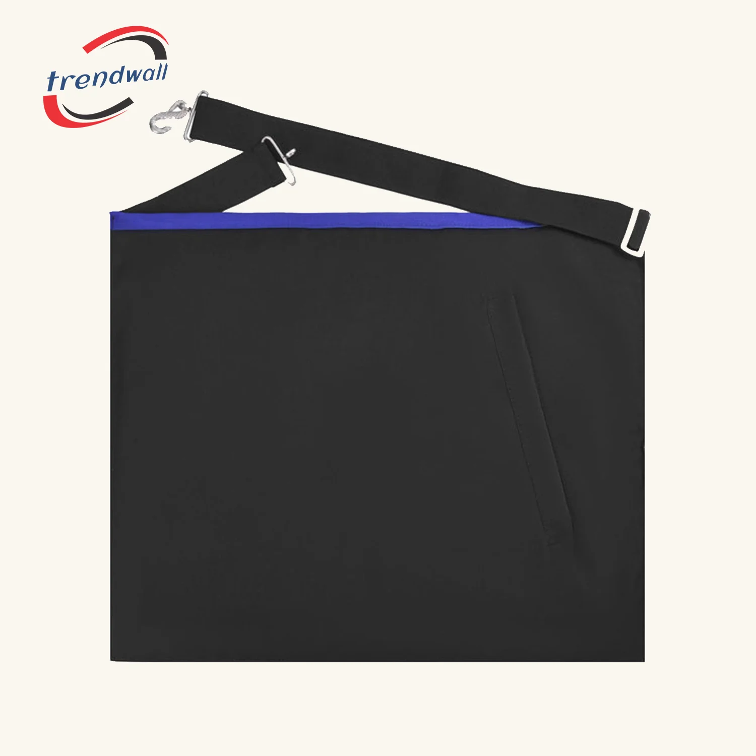 Master of Ceremonies Blue Lodge Officer Apron - Royal Blue Ribbon
