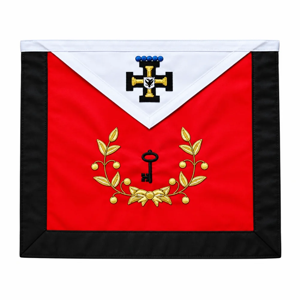 27th Degree Scottish Rite Apron - White & Red