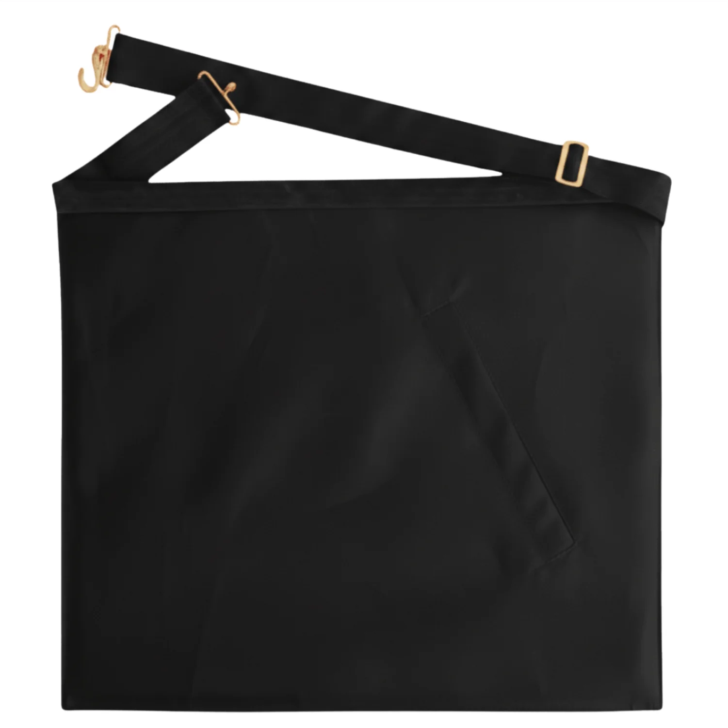 4th Degree Scottish Rite Apron - White, Royal Blue with Black Moire