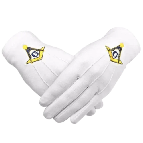 Master Mason Blue Lodge Gloves