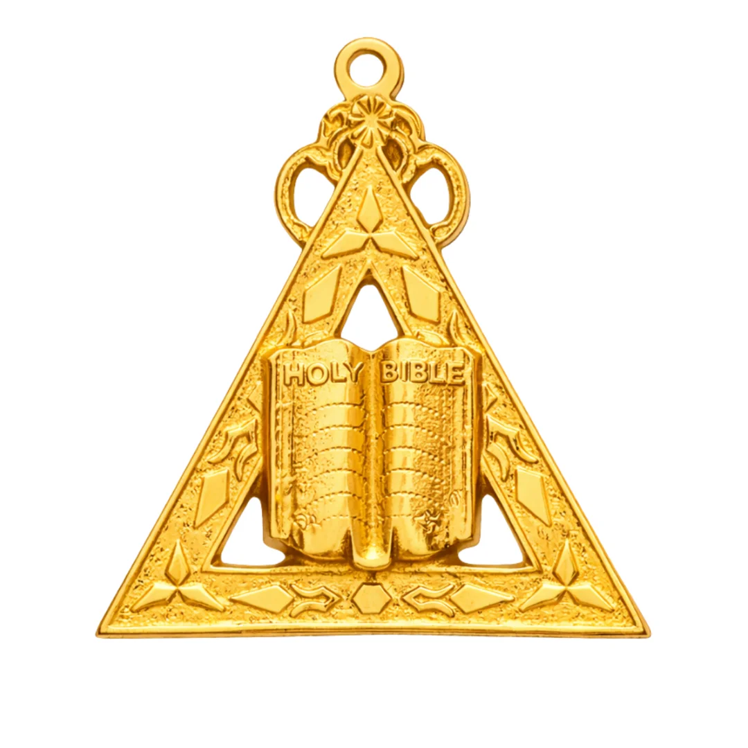 Chaplain Royal Arch Chapter Officer Collar Jewel - Gold Metal