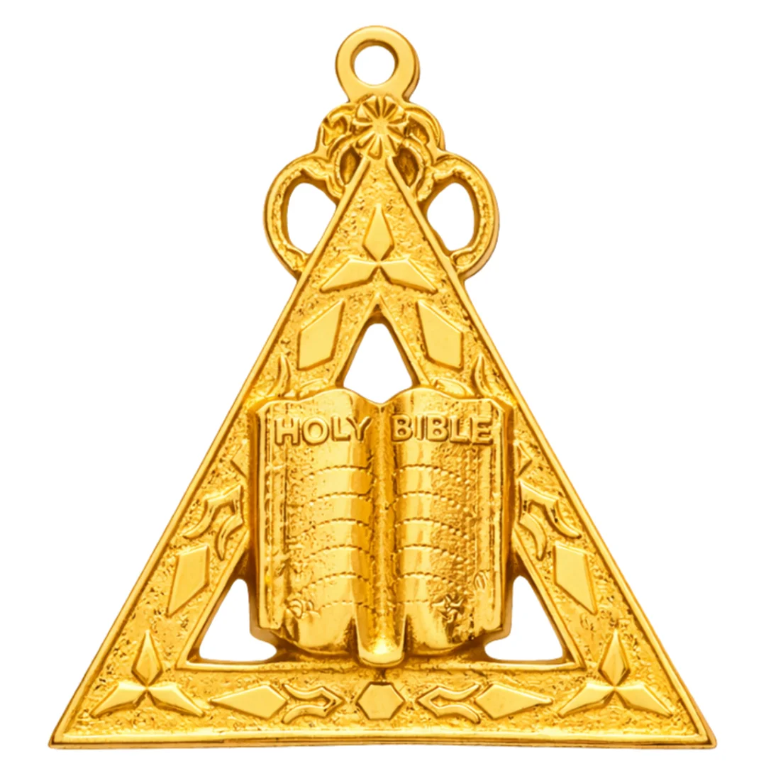 Chaplain Royal Arch Chapter Officer Collar Jewel - Gold Metal