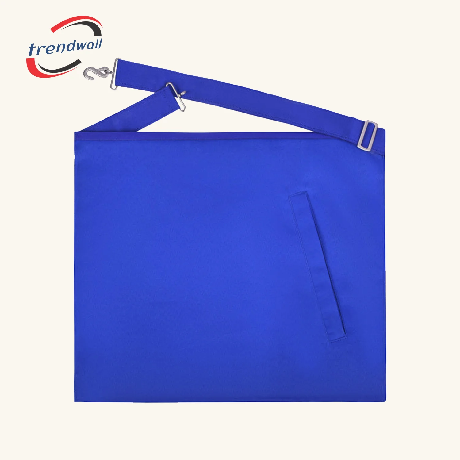 Junior Warden Blue Lodge Officer Apron - Royal Blue Borders