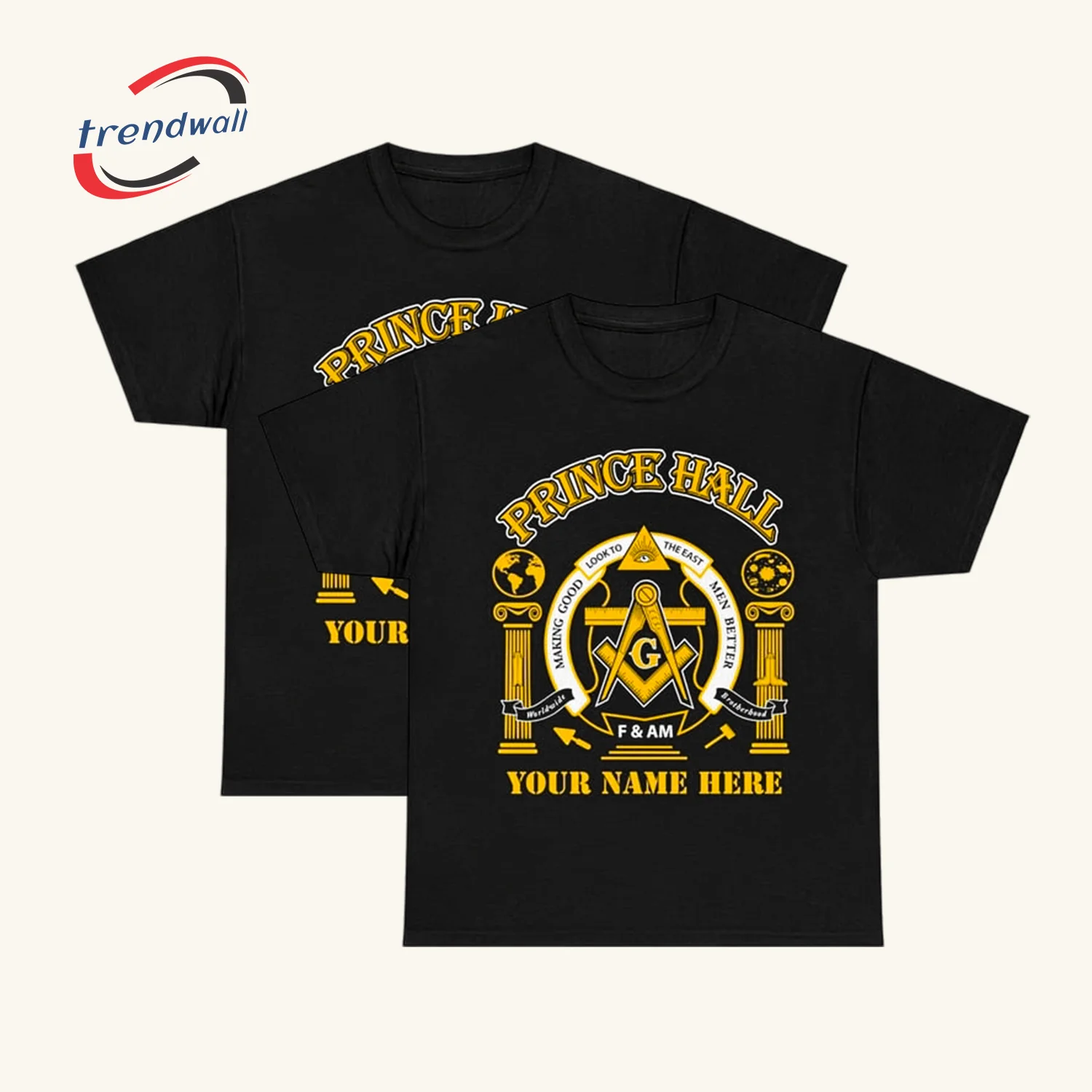 Masonic Custom Name Greats Mason T-Shirt