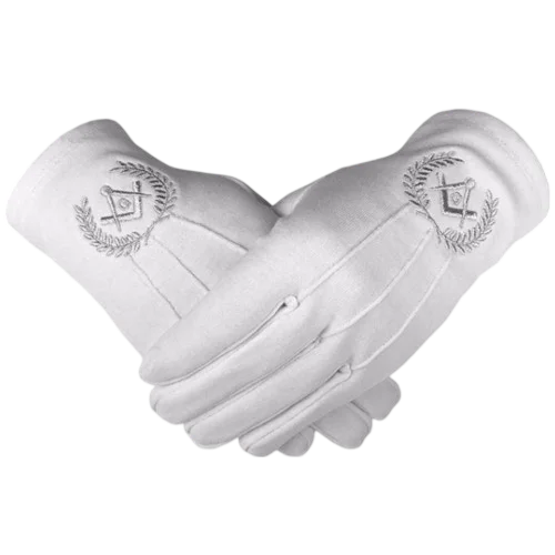 Master Mason Blue Lodge Gloves