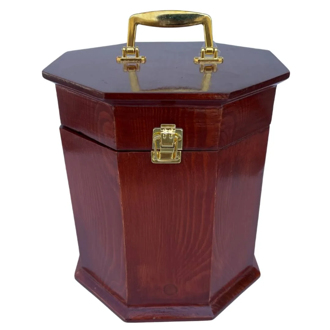Natural Wooden Crown Case