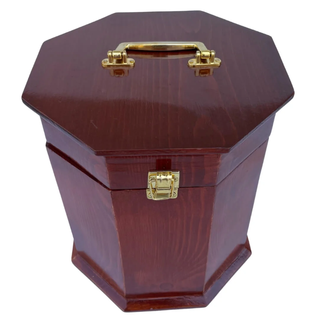 Natural Wooden Crown Case