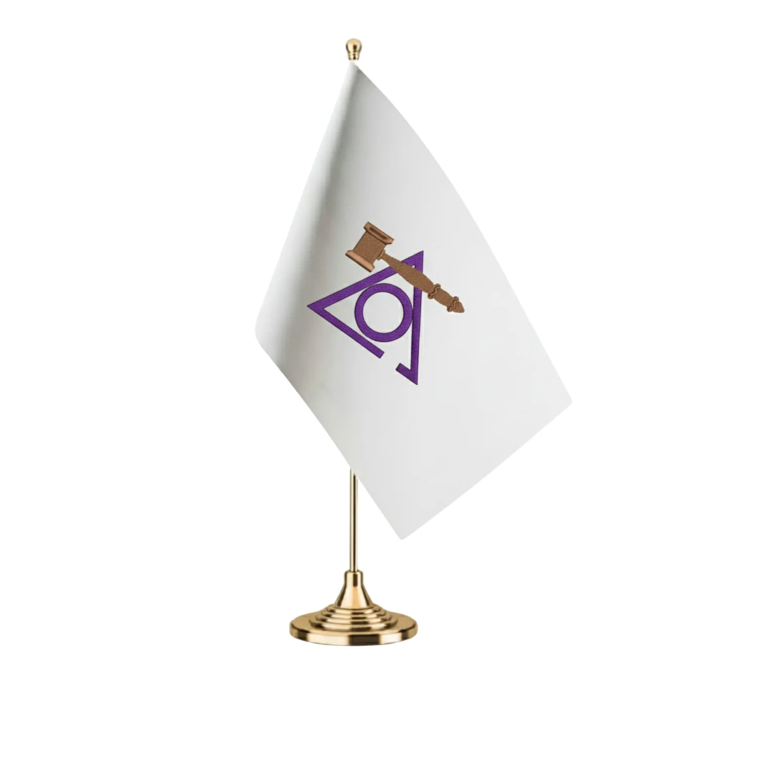 LOCOP with Gavel Desk Flag