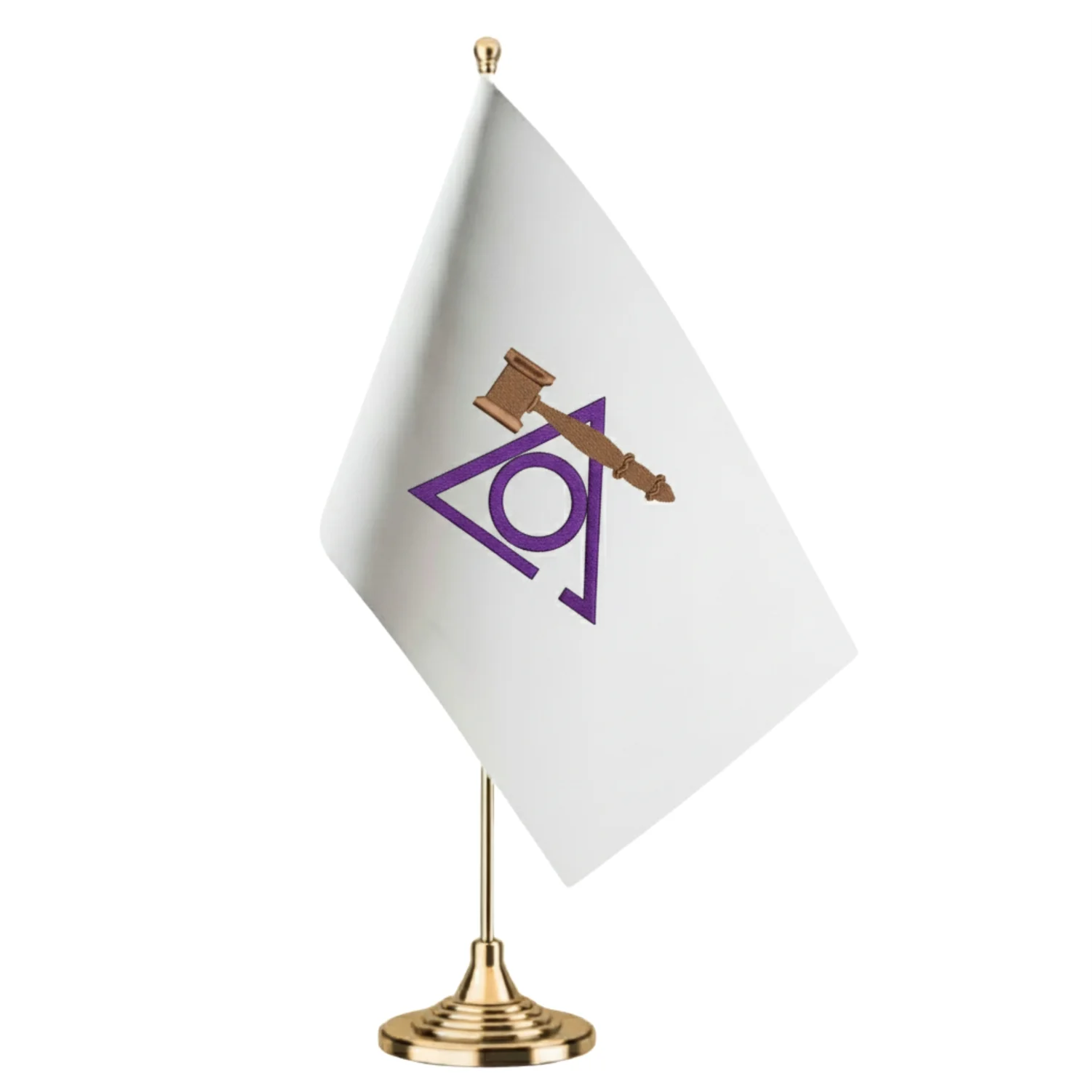 LOCOP with Gavel Desk Flag