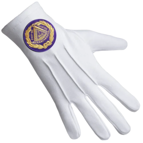 Past Grand Master Blue Lodge Gloves
