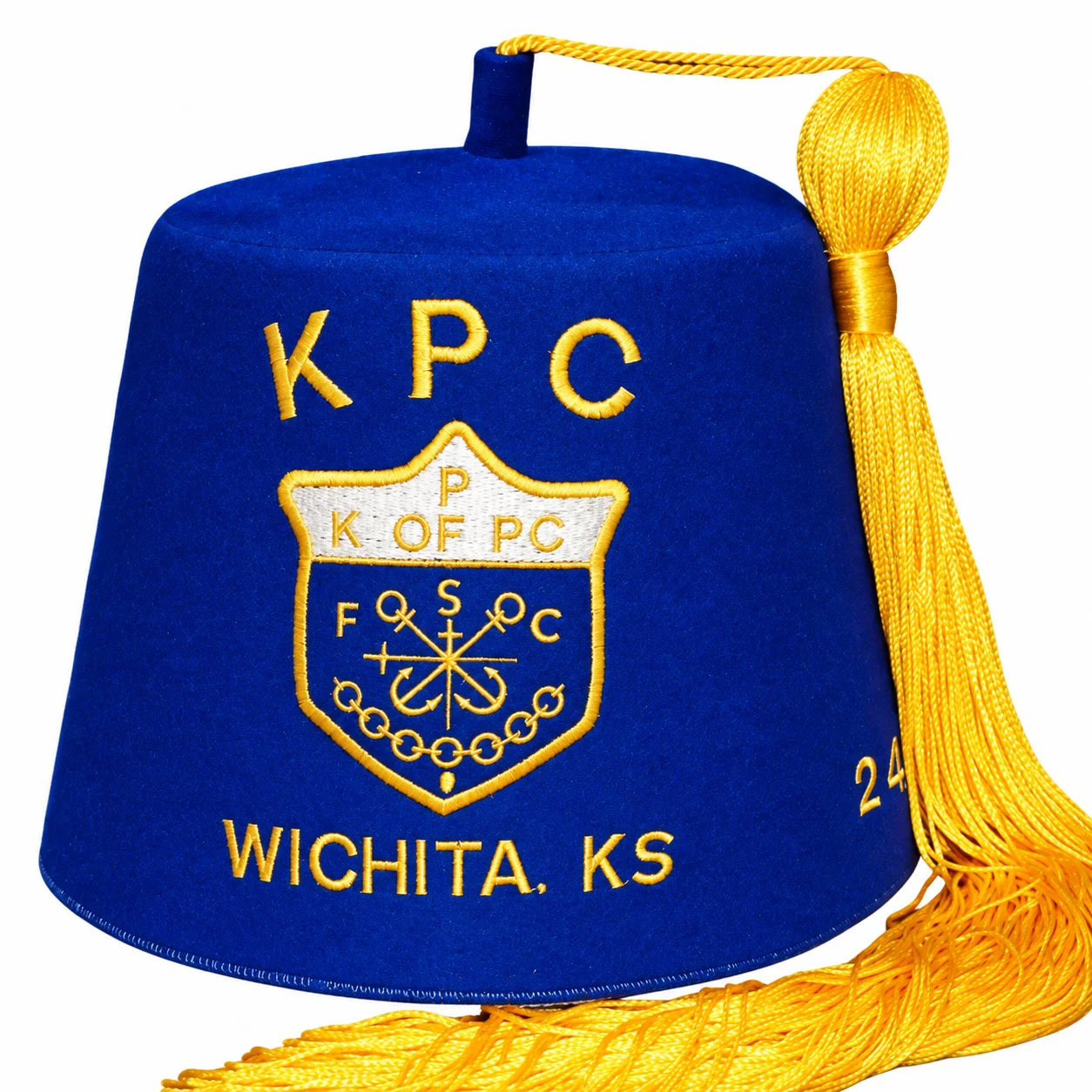 Knights of Peter Claver Fez – Machine Embroidery Work