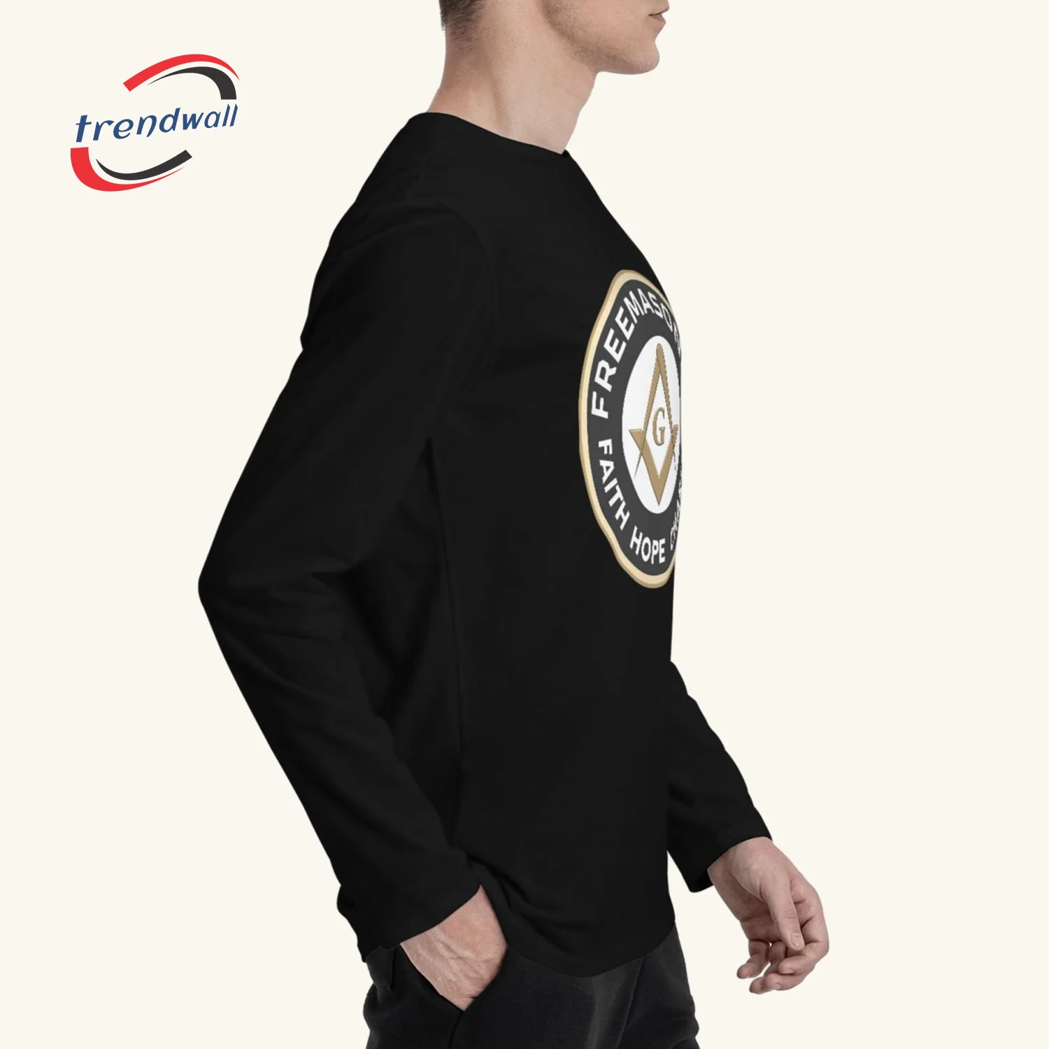 Masonic Full Sleeves T-Shirt – Freemasonry Faith Hope Charity