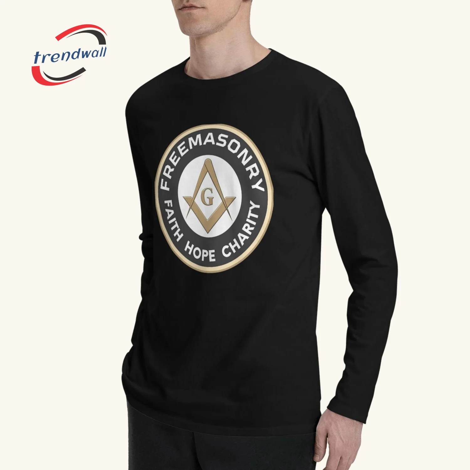 Masonic Full Sleeves T-Shirt – Freemasonry Faith Hope Charity