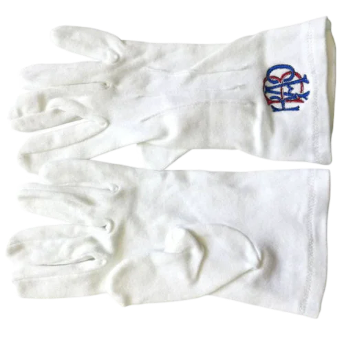 Royal Antediluvian Order of Buffaloes (R.A.O.B.) Gloves - Red & Blue