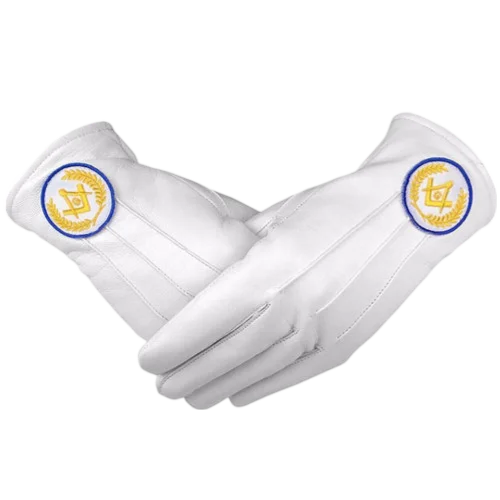 Master Mason Blue Lodge Gloves