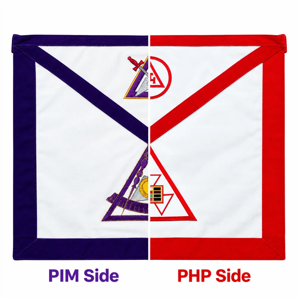 Past High Priest & Past Illustrious Master Reversible Apron