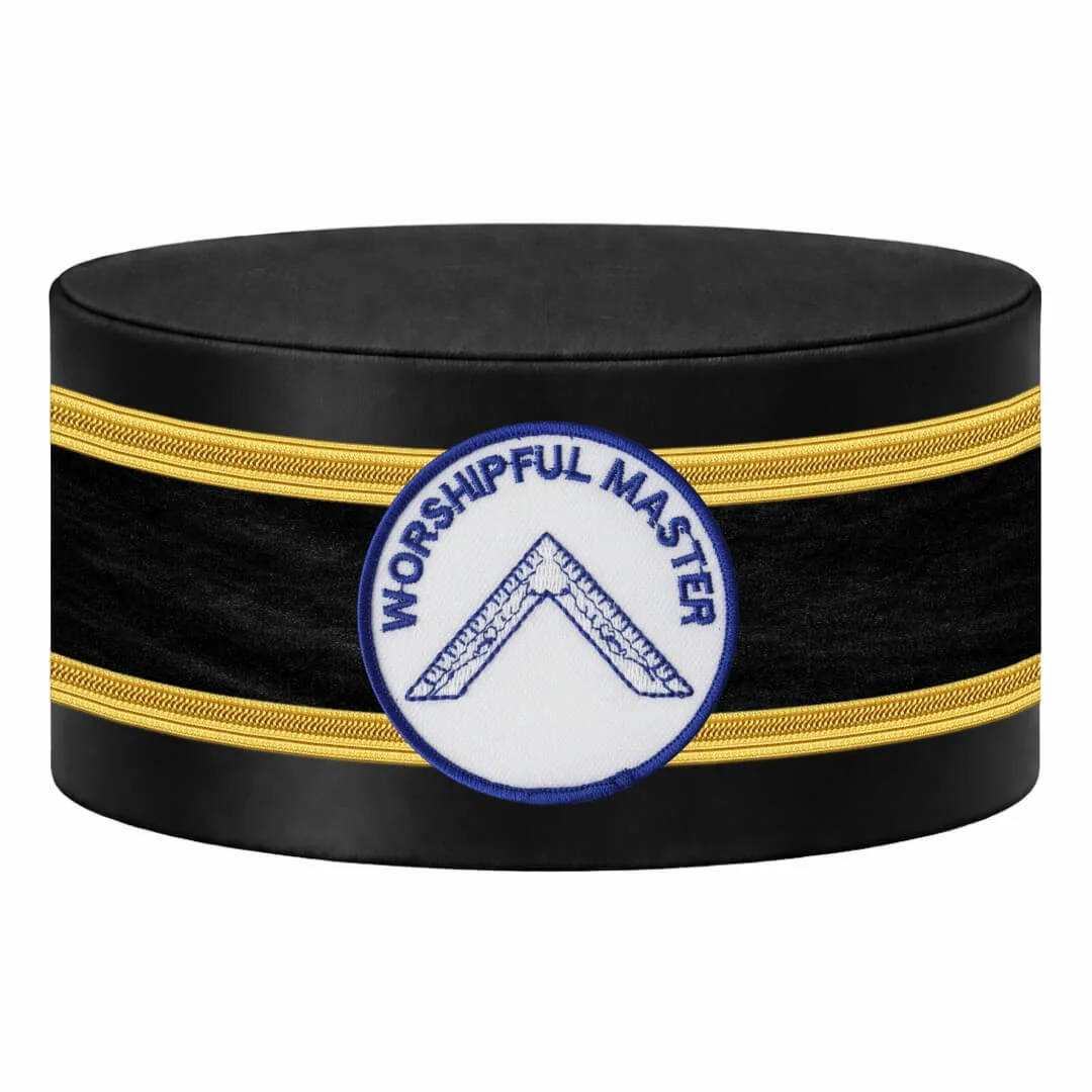 Worshipful Master Blue Lodge Crown Cap