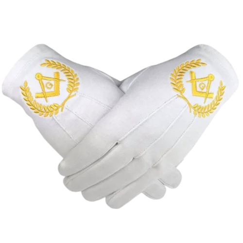 Master Mason Blue Lodge Gloves