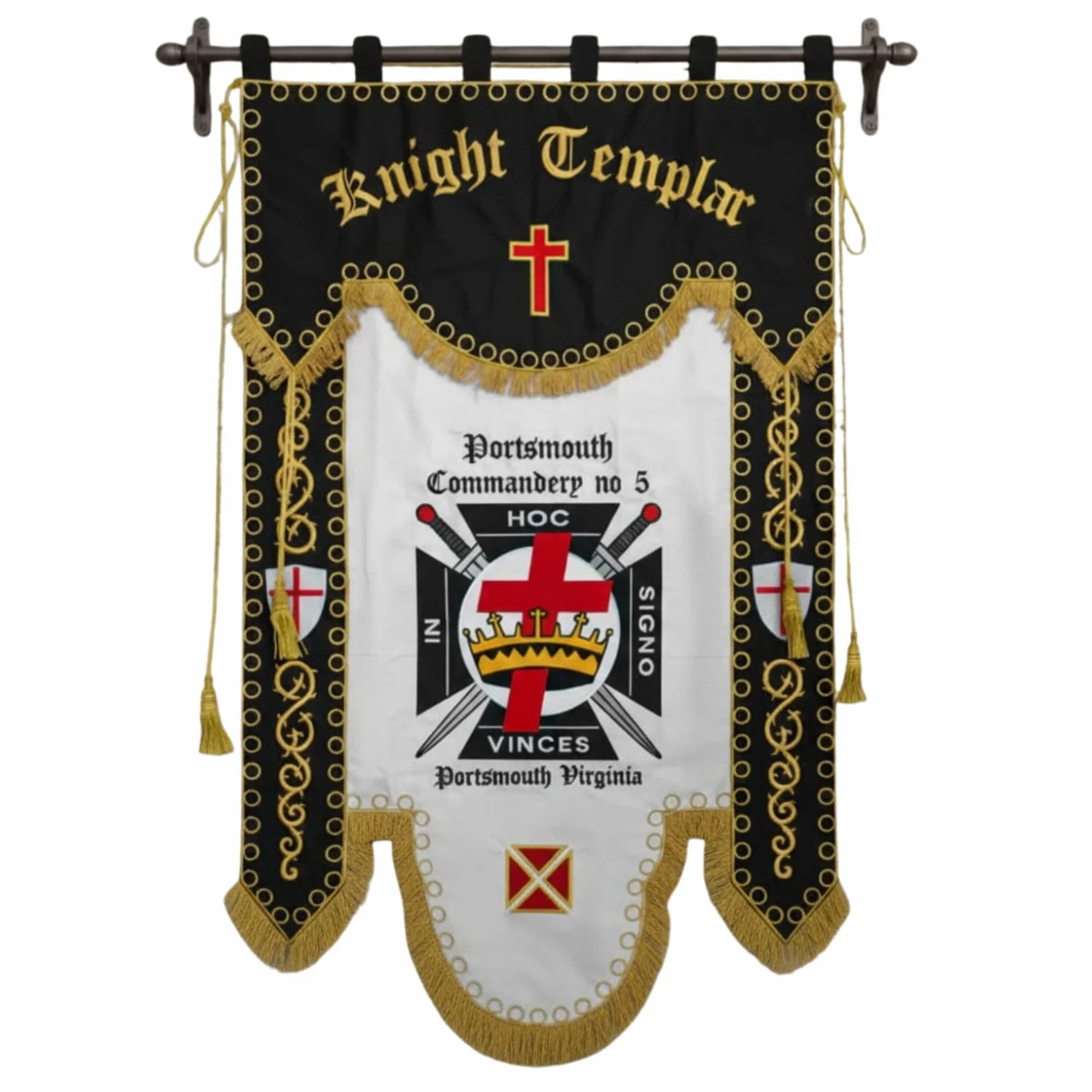 Knights Templar Commandery Banner