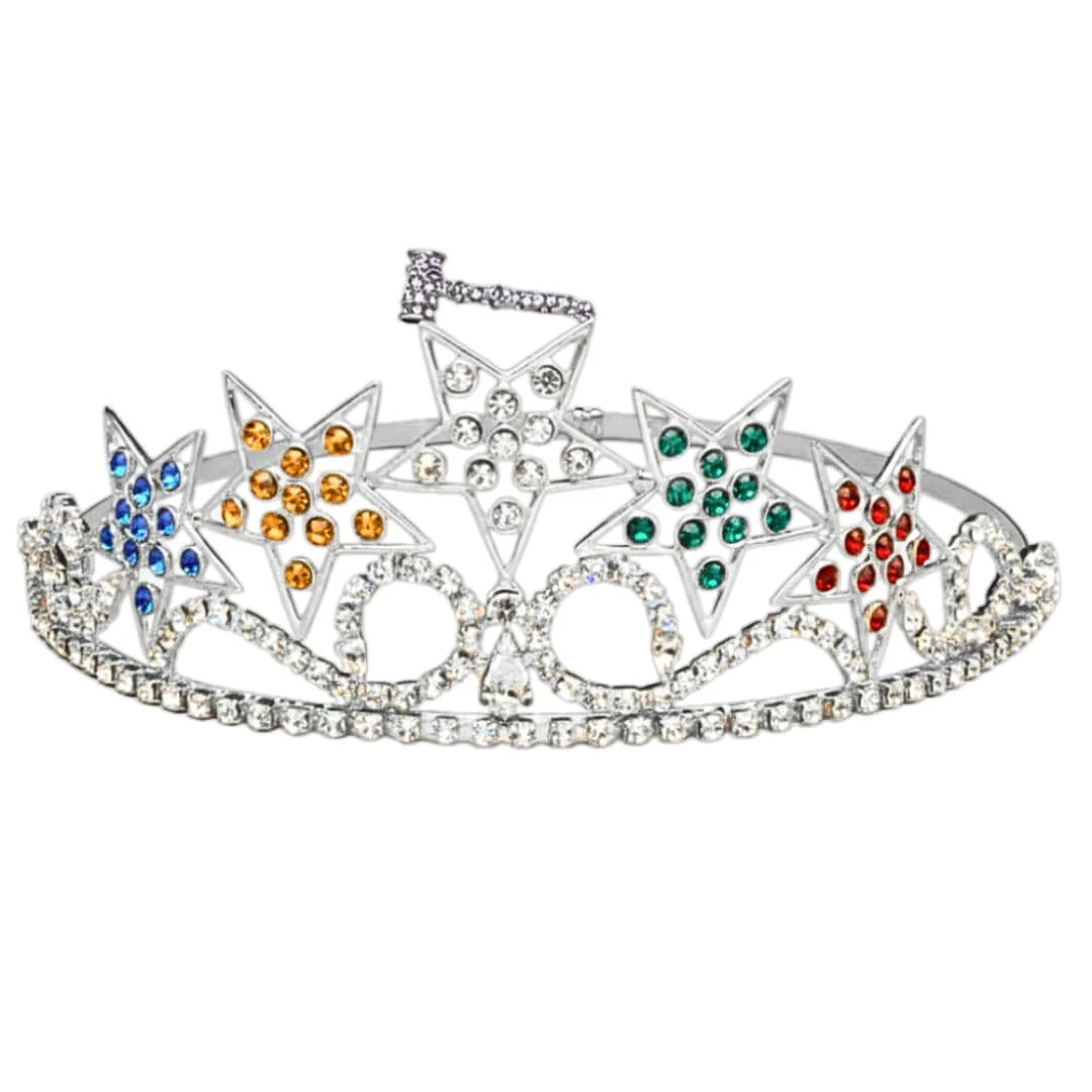 Past Matron OES 5 Star Crown With Gavel