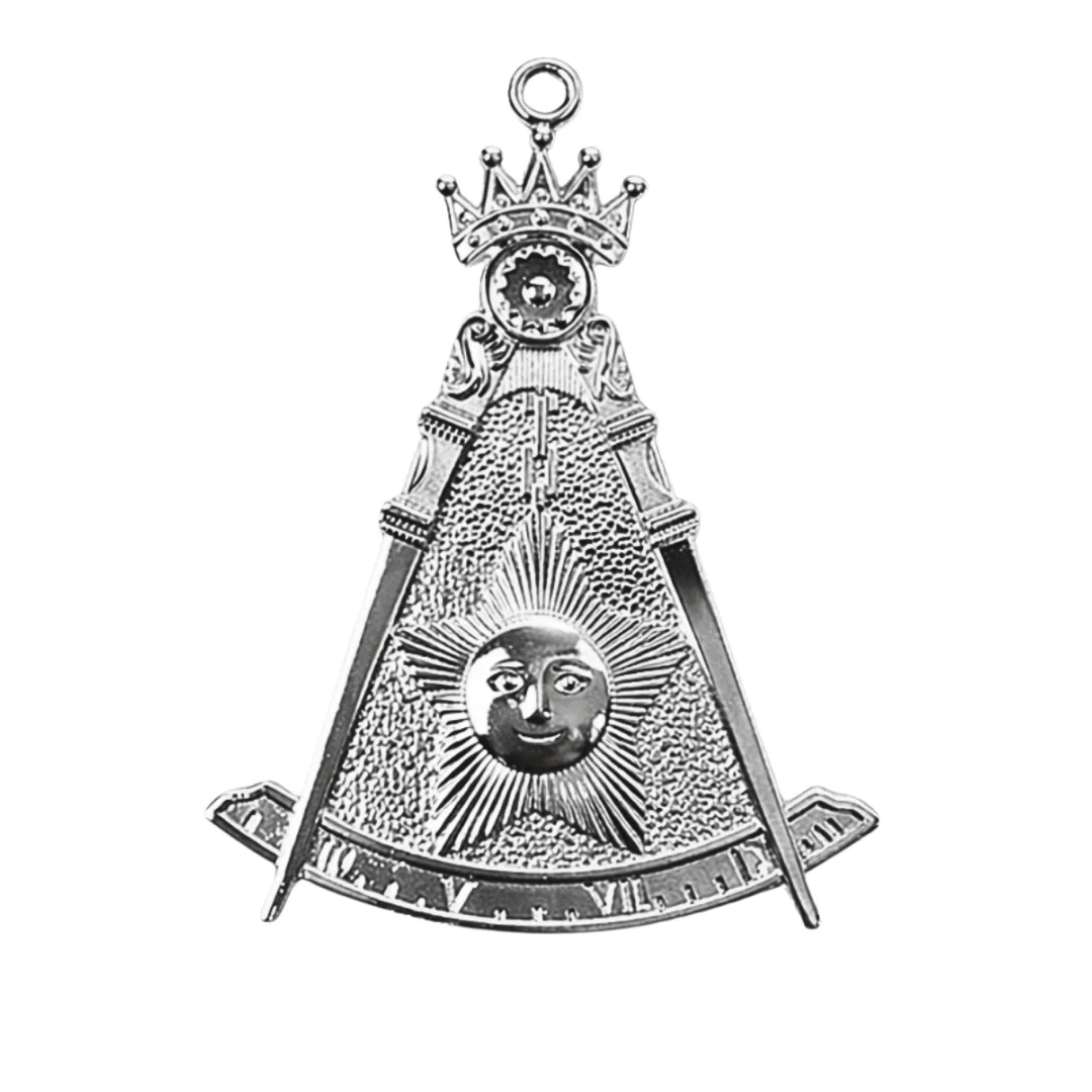 Past Master Blue Lodge Collar Jewel - SIlver Craft