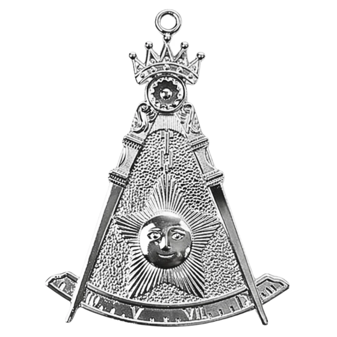 Past Master Blue Lodge Collar Jewel - SIlver Craft