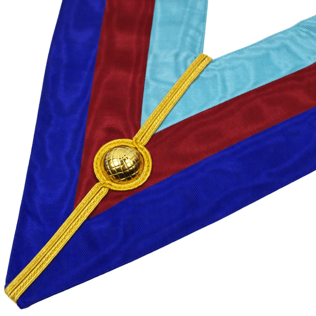 Grand Officers Royal Arch Chapter Collar - Three Colour Moiré