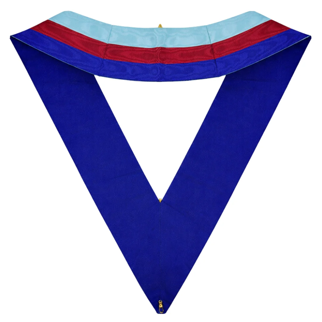  Grand Officers Royal Arch Chapter Collar - Three Colour Moiré