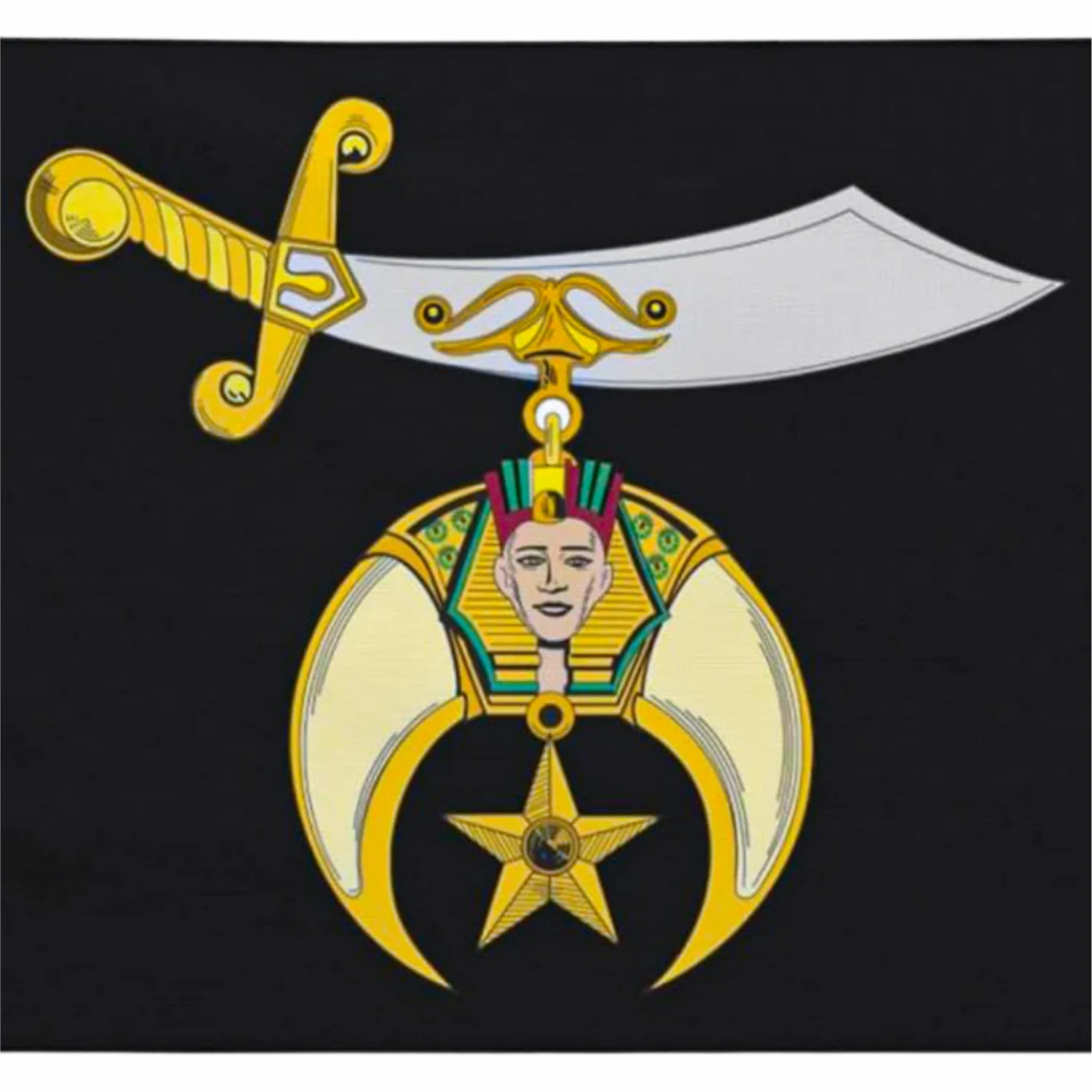 Masonic Shriner Flag