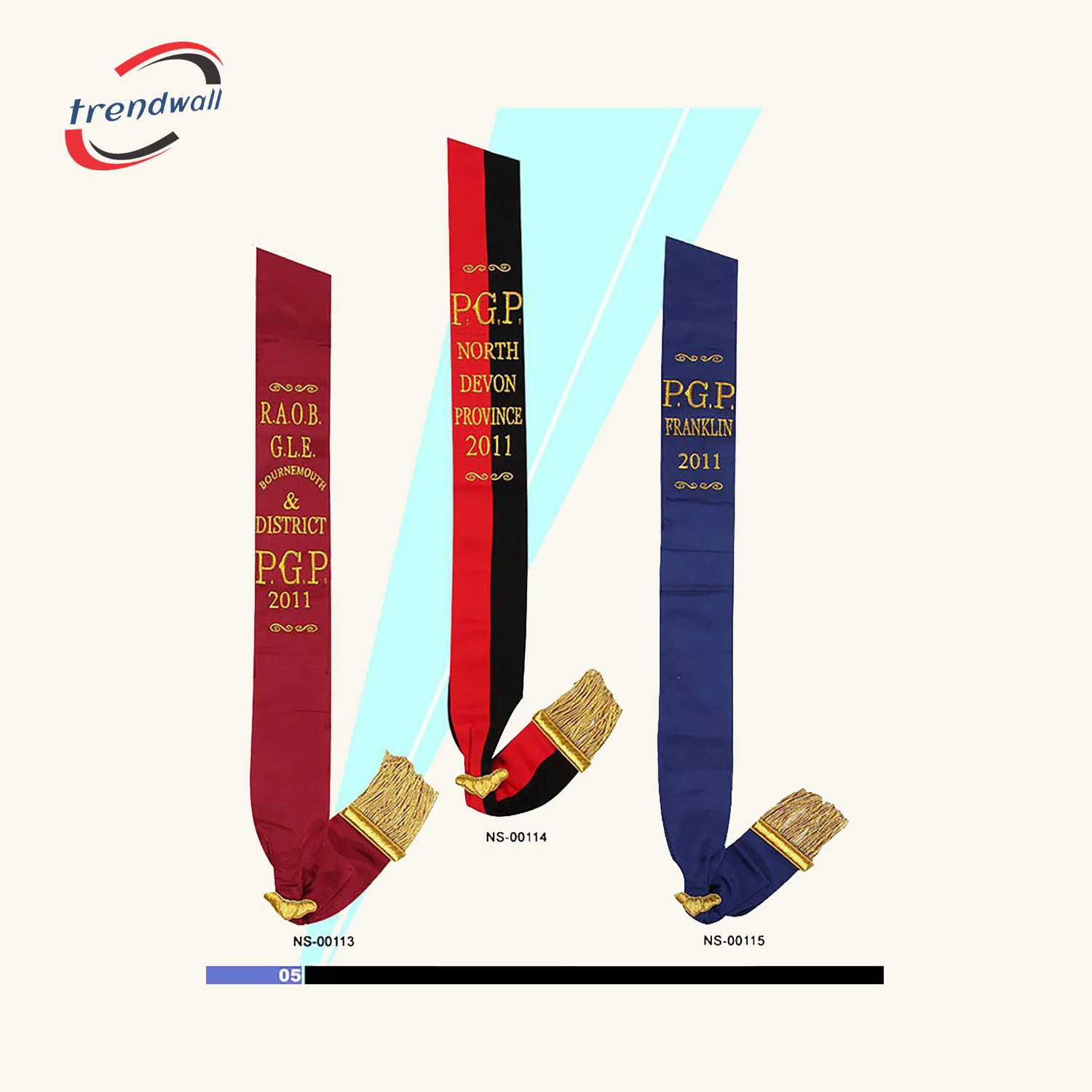 Royal Antediluvian Order of Buffaloes (R.A.O.B.) Sash