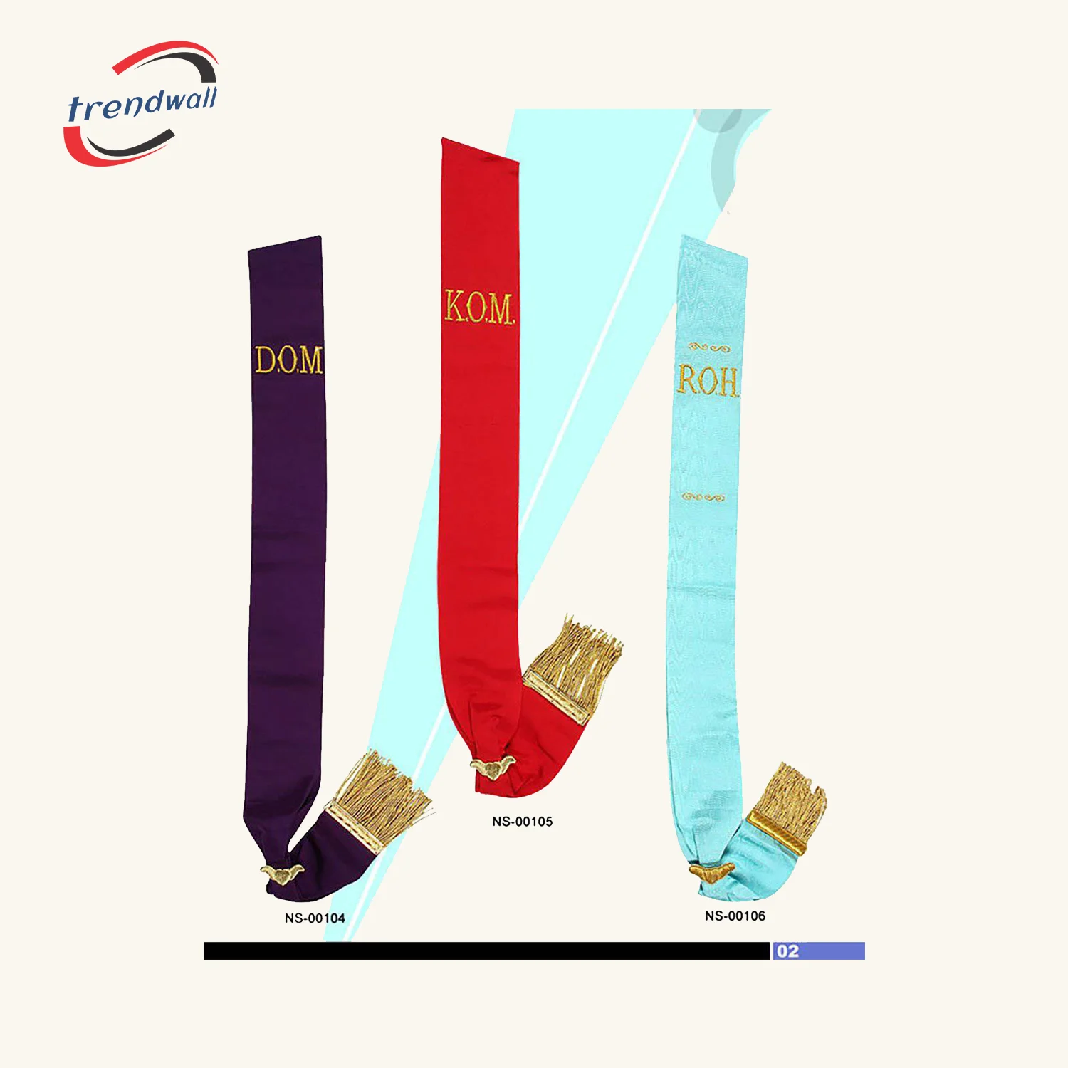 Royal Antediluvian Order of Buffaloes (R.A.O.B.) Sash