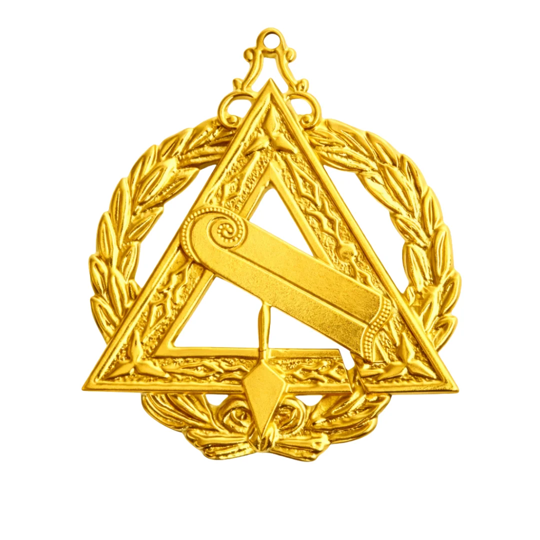 Grand Marshal Royal & Select Masters Officer Collar Jewel Gold Plated