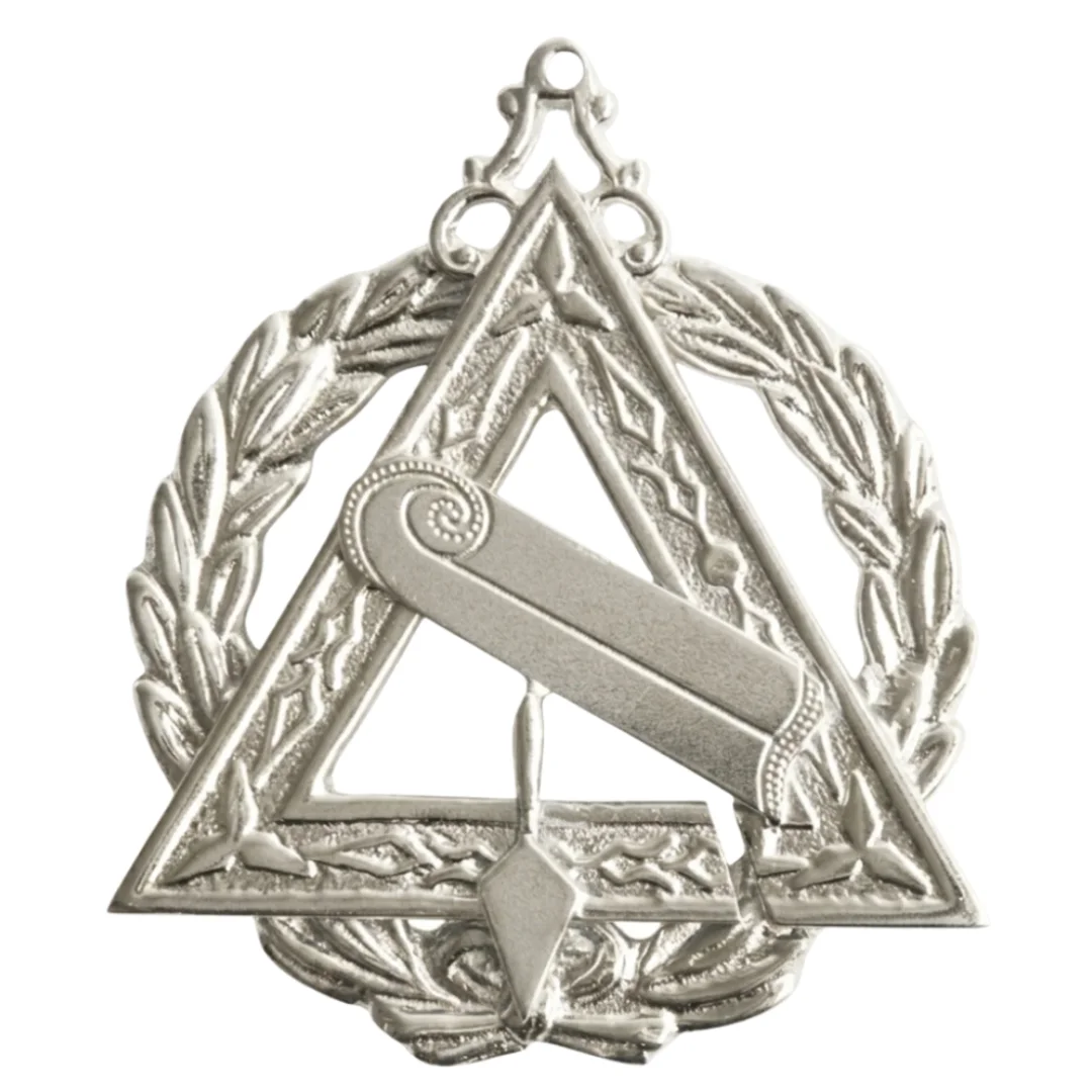Grand Marshal Royal & Select Masters Officer Collar Jewel Silver Plated