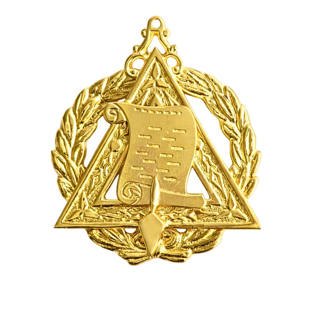 Grand Orator Royal & Select Masters Officer Collar Jewel - Gold Plated