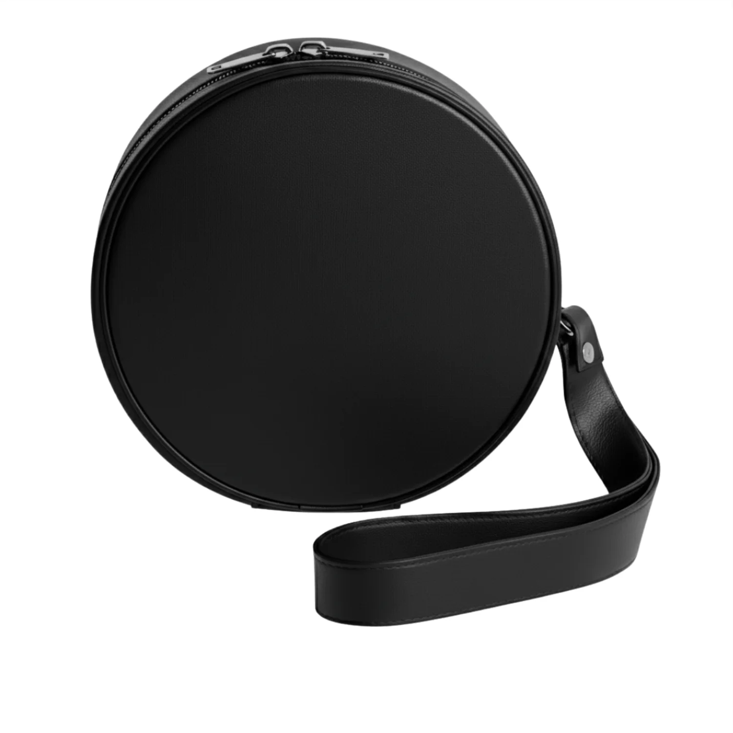 Masonic Crown Cap Case Black Color Synthetic Leather With Strap – Easy to Carry