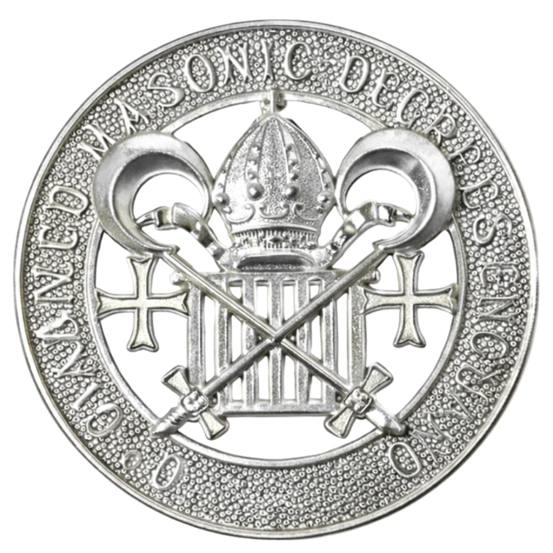 Grand Officer Allied Masonic Degrees Collar Jewel - Gold Plated