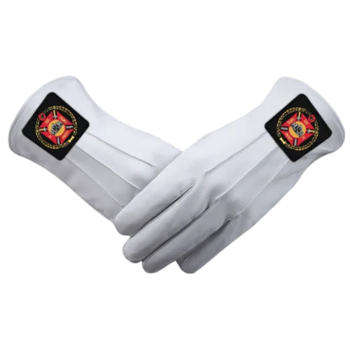 Knights Templar Commandery Gloves