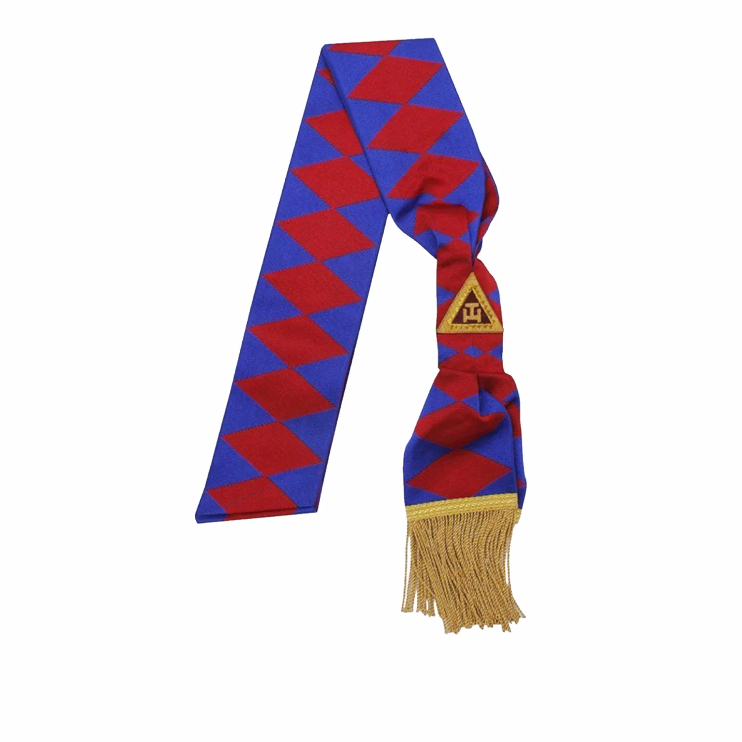 Principal Royal Arch English Sash - Gold Fringe & Hand Embroidered