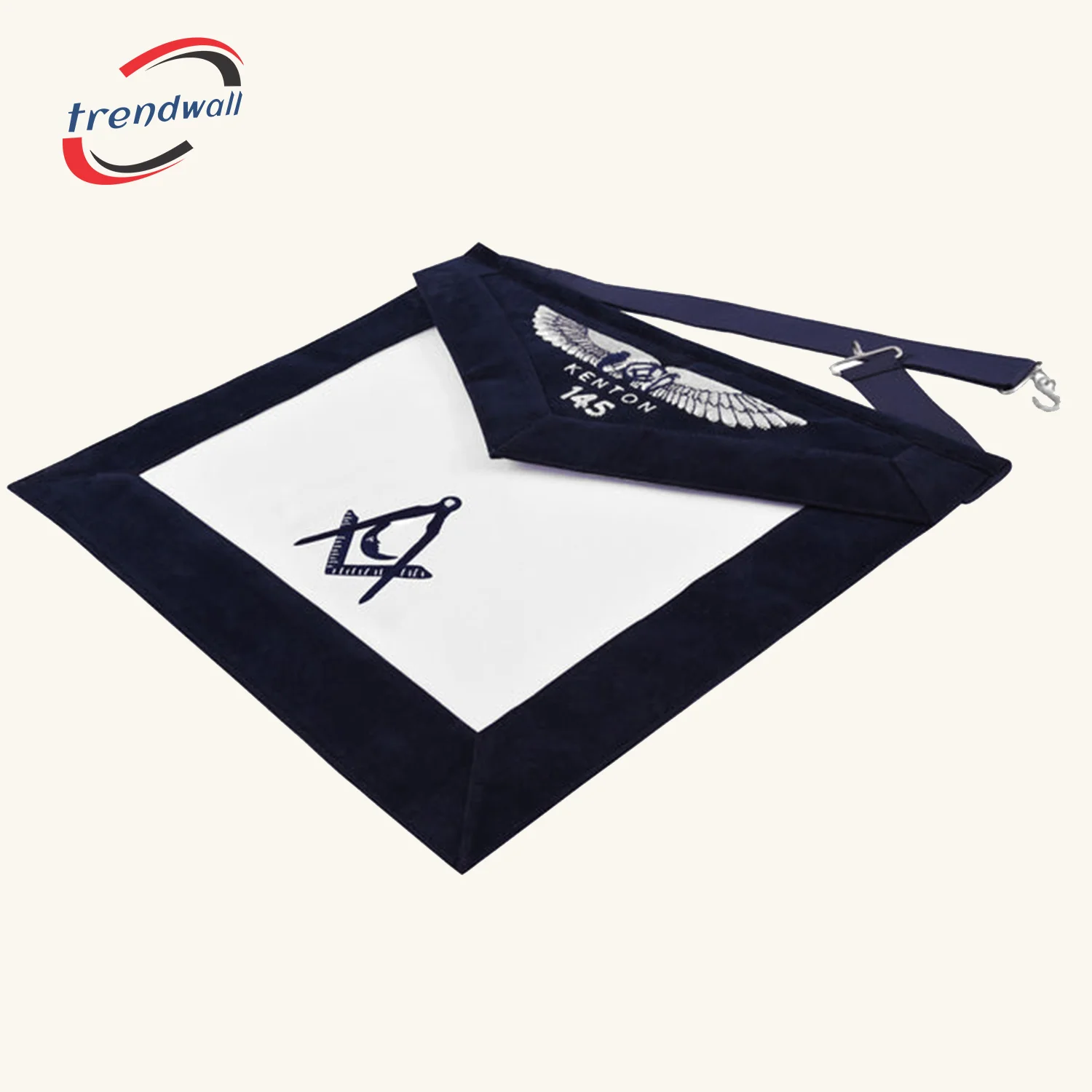 Junior Deacon Officer Apron - Kenton Lodge Navy Velvet