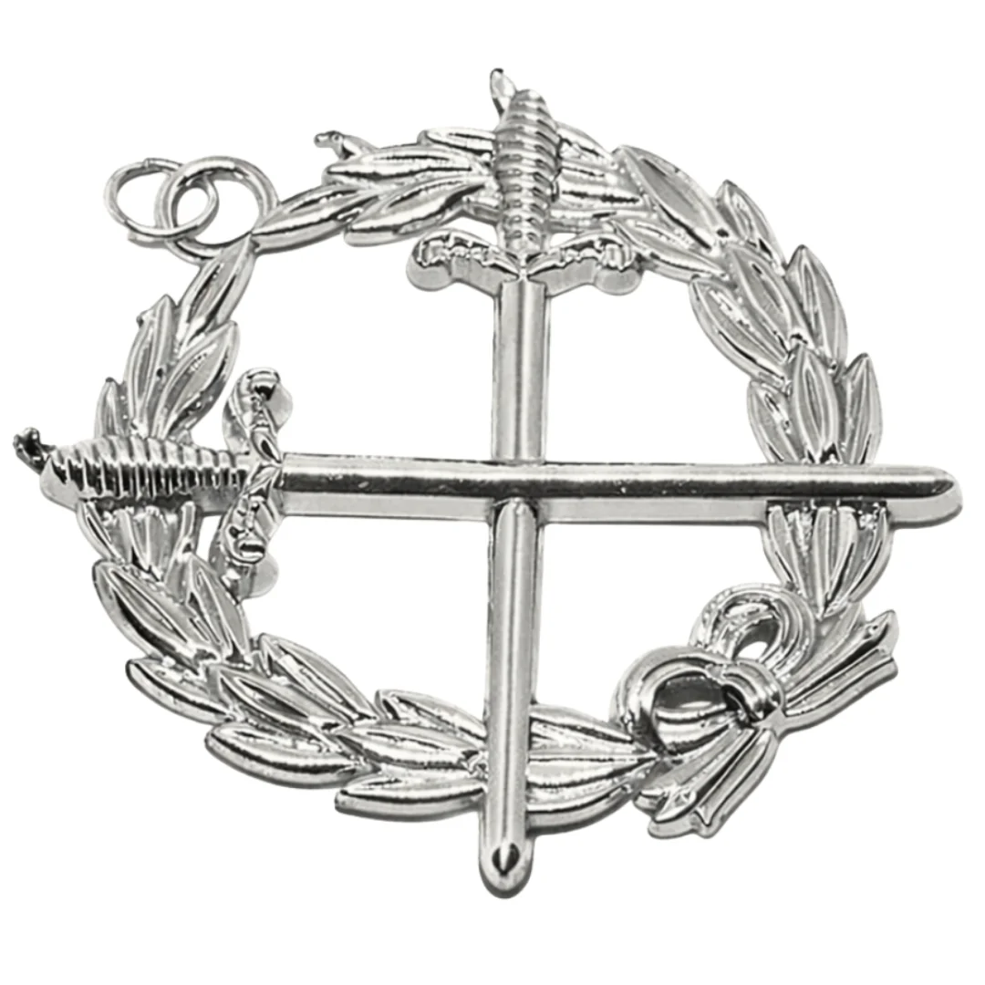 Grand Sentinel Blue Lodge Officer Collar Jewel - Gold Metal