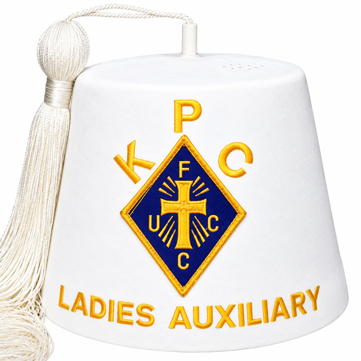 Knights of Peter Claver Ladies Fez – Custom Embroidered with K.P.C.