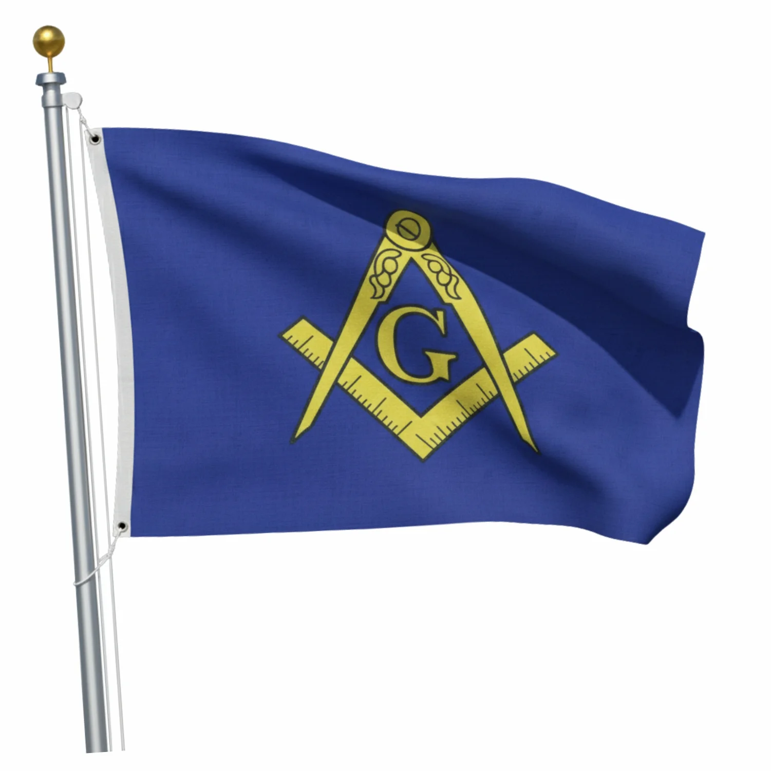 Masonic Mason Garden Flag