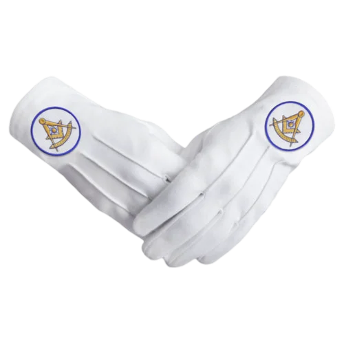 Past Master Blue Lodge California Regulation Gloves