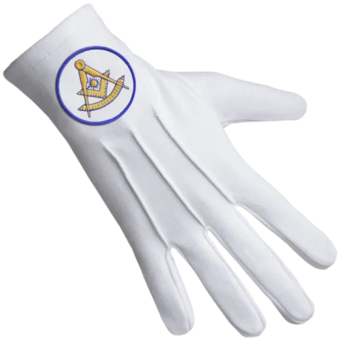 Past Master Blue Lodge California Regulation Gloves