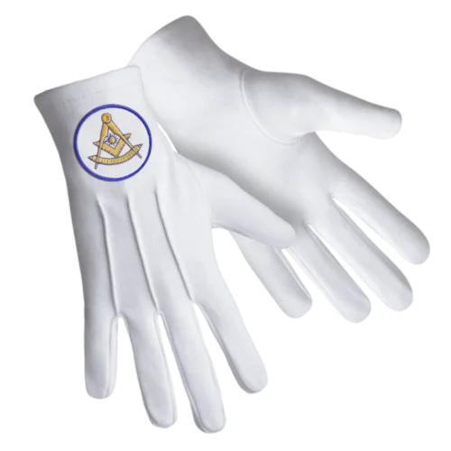 Past Master Blue Lodge California Regulation Gloves
