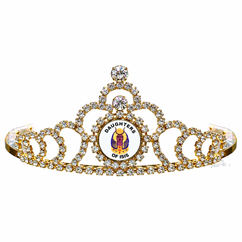 Masonic Daughter Of ISIS Crown - York rite, Classic 1" Disc Emblem